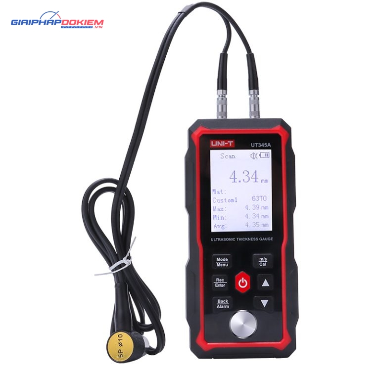 Máy đo độ dày vật liệu bằng siêu âm Uni-T UT345A (300mm) 1 Máy đo độ dày vật liệu bằng siêu âm Uni-T UT345A (300mm)