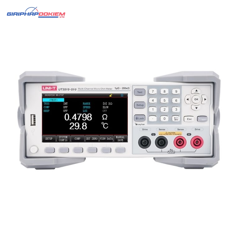 Máy đo điện trở thấp Uni-T UT3515-S10 (1μΩ-2MΩ, 10CH) 1 Máy đo điện trở thấp Uni-T UT3515-S10 (1μΩ-2MΩ, 10CH)