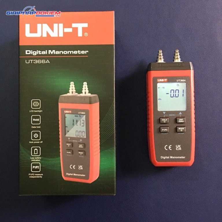Máy đo áp suất chênh lệch Uni-T UT366A (150mbar) 2 Máy đo áp suất chênh lệch Uni-T UT366A (150mbar) - Ảnh 2