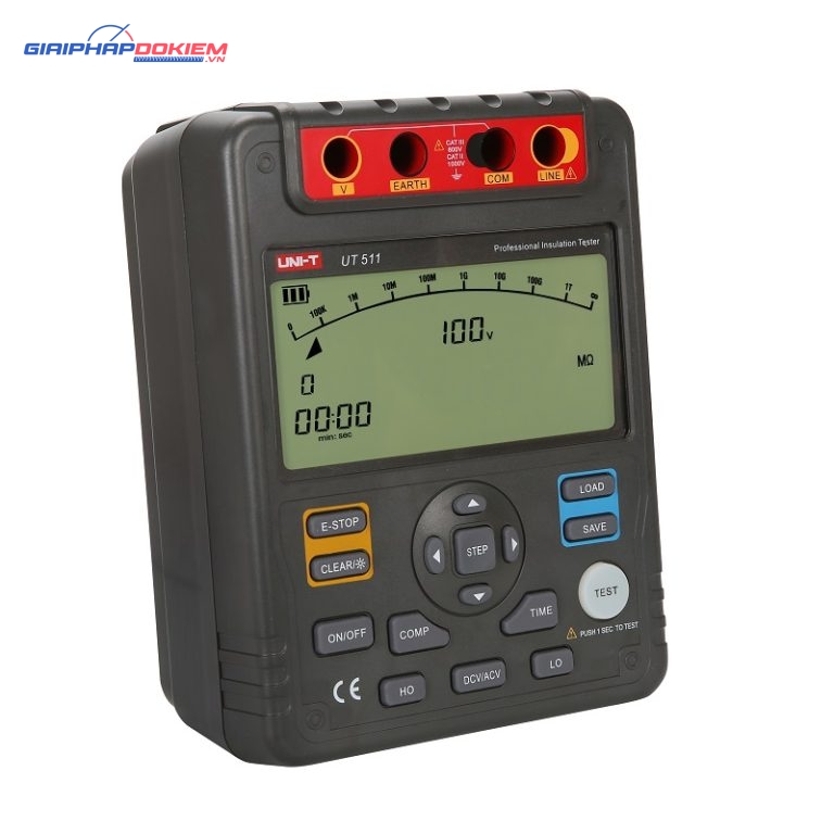Máy đo điện trở cách điện Uni-T UT511 (1000V;10GΩ) 1 Máy đo điện trở cách điện Uni-T UT511 (1000V;10GΩ)