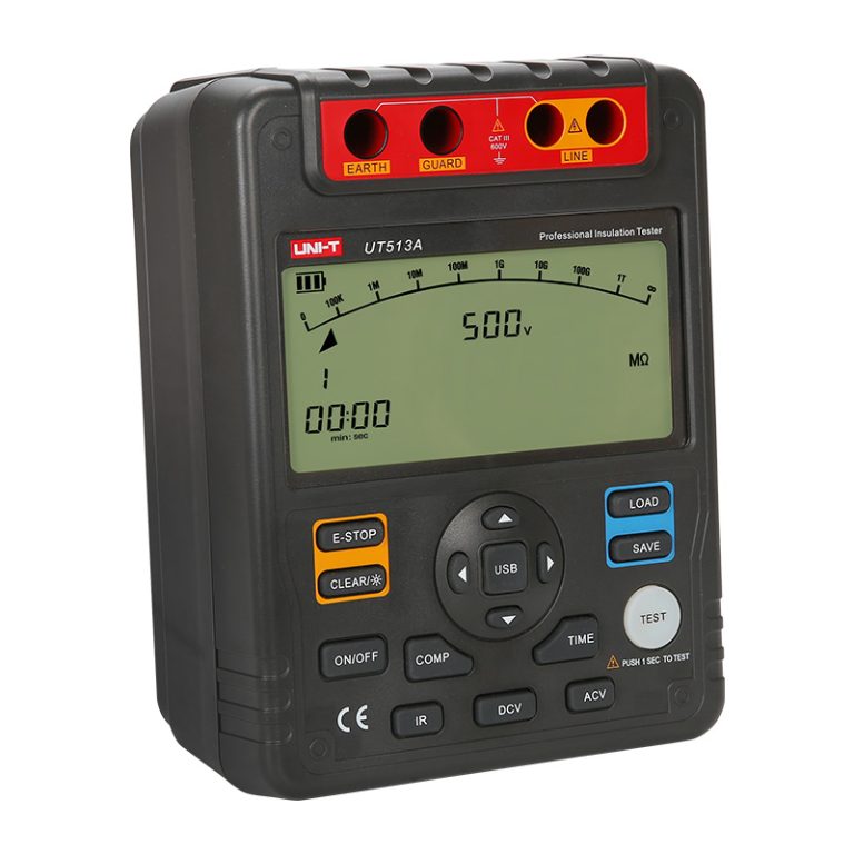 Máy đo điện trở cách điện Uni-T UT513A (5kV;1TGΩ) 1 Máy đo điện trở cách điện Uni-T UT513A (5kV;1TGΩ)
