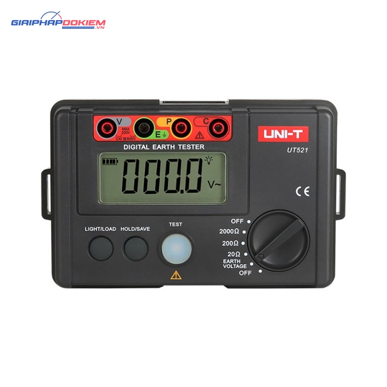 Máy đo điện trở đất Uni-T UT521 (2000Ω/200V) 1 Máy đo điện trở đất Uni-T UT521 (2000Ω/200V)