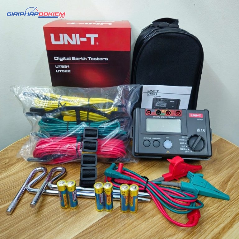 Máy đo điện trở đất Uni-T UT521 (2000Ω/200V) 3 Máy đo điện trở đất Uni-T UT521 (2000Ω/200V) - Ảnh 3