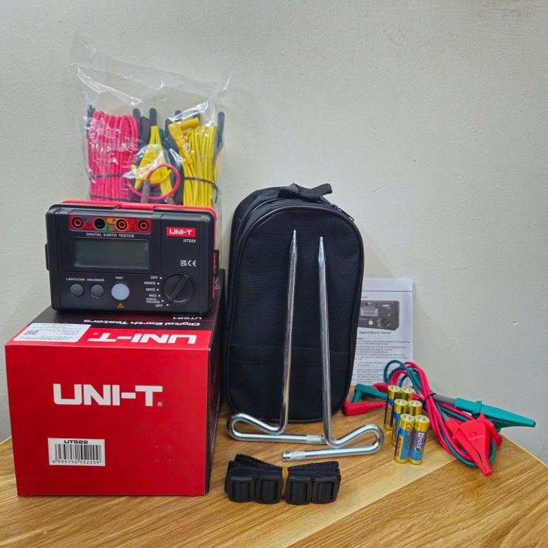 Đồng hồ đo điện trở đất Uni-T UT522 (0Ω-4000Ω) 2 Đồng hồ đo điện trở đất Uni-T UT522 (0Ω-4000Ω) - Ảnh 2