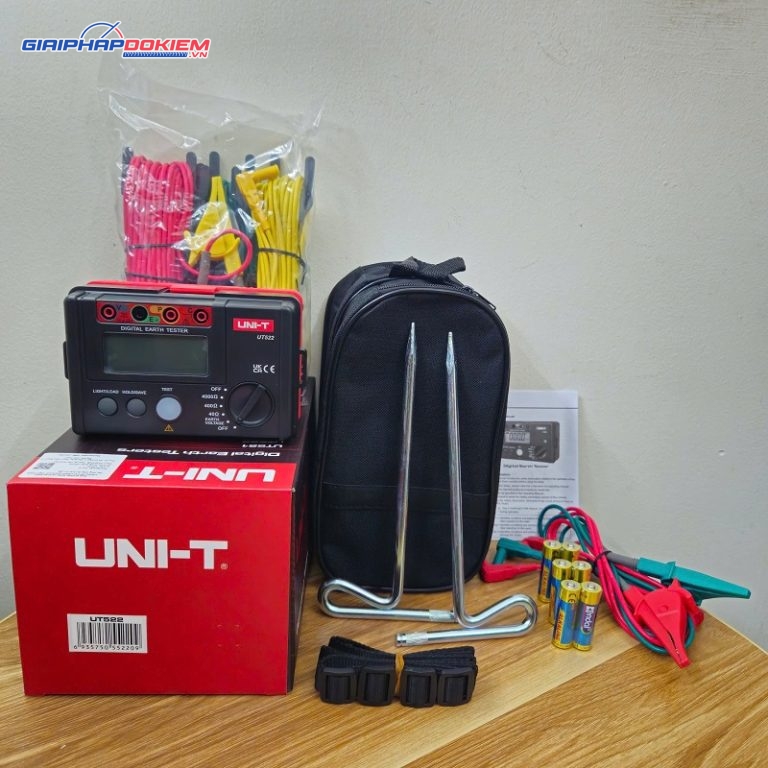 Đồng hồ đo điện trở đất Uni-T UT522 (0Ω-4000Ω) 2 Đồng hồ đo điện trở đất Uni-T UT522 (0Ω-4000Ω) - Ảnh 2