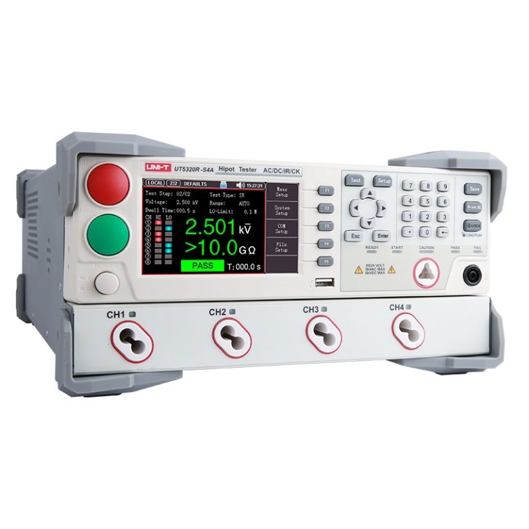 Thiết bị kiểm tra an toàn điện Uni-T UT5320R-S4A (AC/DC/IR/4CH) 1 Thiết bị kiểm tra an toàn điện Uni-T UT5320R-S4A (AC/DC/IR/4CH)