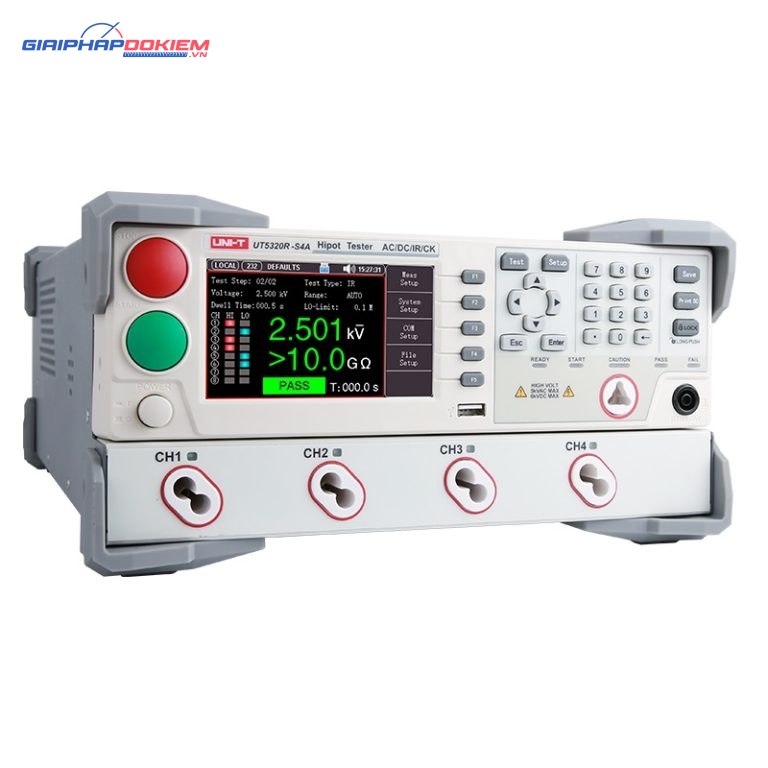 Thiết bị kiểm tra an toàn điện Uni-T UT5320R-S4A (AC/DC/IR/4CH) 1 Thiết bị kiểm tra an toàn điện Uni-T UT5320R-S4A (AC/DC/IR/4CH)