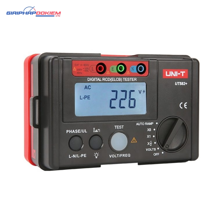Máy kiểm tra dòng rò RCD (ELCB) Uni-T UT582+ 1 Máy kiểm tra dòng rò RCD (ELCB) Uni-T UT582+