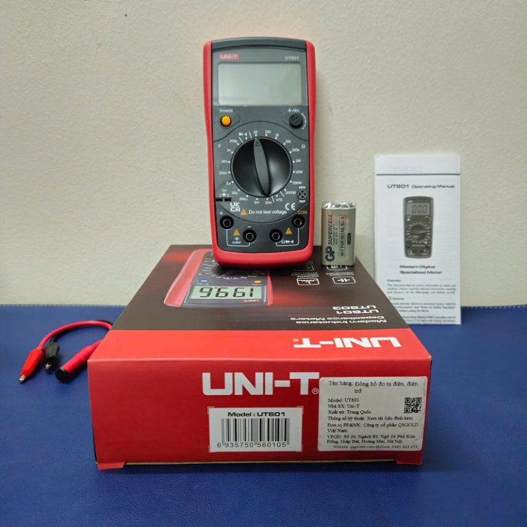 Máy đo tụ điện, điện trở Uni-T UT601 (2000MΩ;20mF) 2 Máy đo tụ điện, điện trở Uni-T UT601 (2000MΩ;20mF) - Ảnh 2