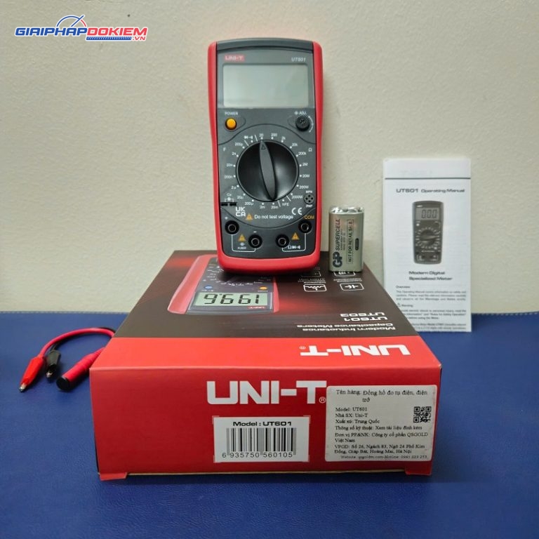 Máy đo tụ điện, điện trở Uni-T UT601 (2000MΩ;20mF) 2 Máy đo tụ điện, điện trở Uni-T UT601 (2000MΩ;20mF) - Ảnh 2