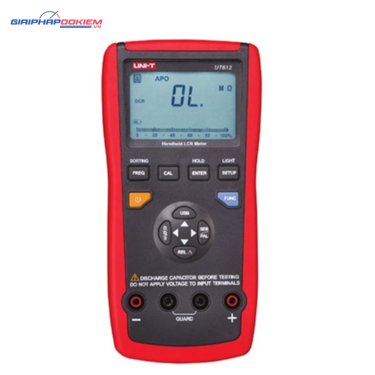 Thiết bị đo LCR Uni-T UT612 (2000H/20mF/100khz) 1 Thiết bị đo LCR Uni-T UT612 (2000H/20mF/100khz)