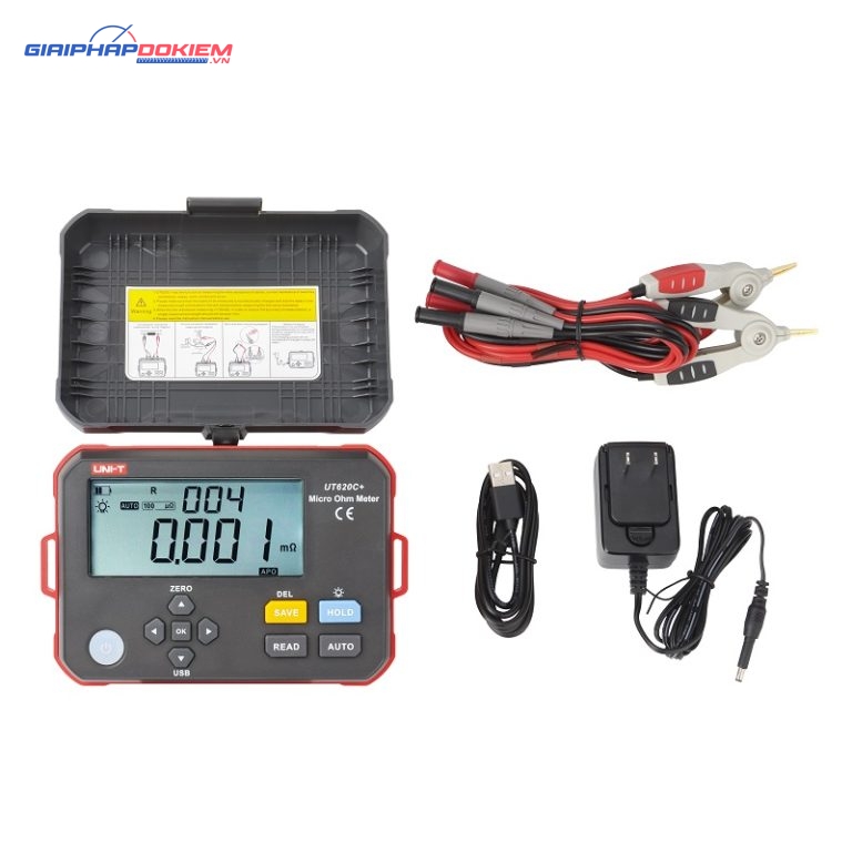 Máy đo Micro Ohm Uni-T UT620C+ (0.001mΩ-300kΩ) 4 Máy đo Micro Ohm Uni-T UT620C+ (0.001mΩ-300kΩ) - Ảnh 4