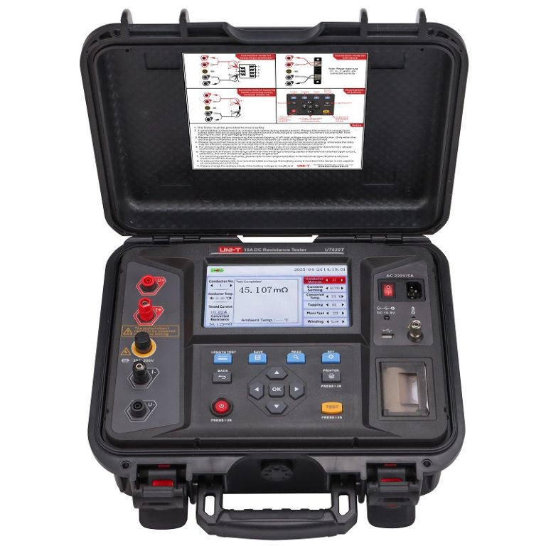 Máy đo điện trở nhỏ cuộn dây Uni-T UT620T (100μΩ-1MΩ) 1 Máy đo điện trở nhỏ cuộn dây Uni-T UT620T (100μΩ-1MΩ)