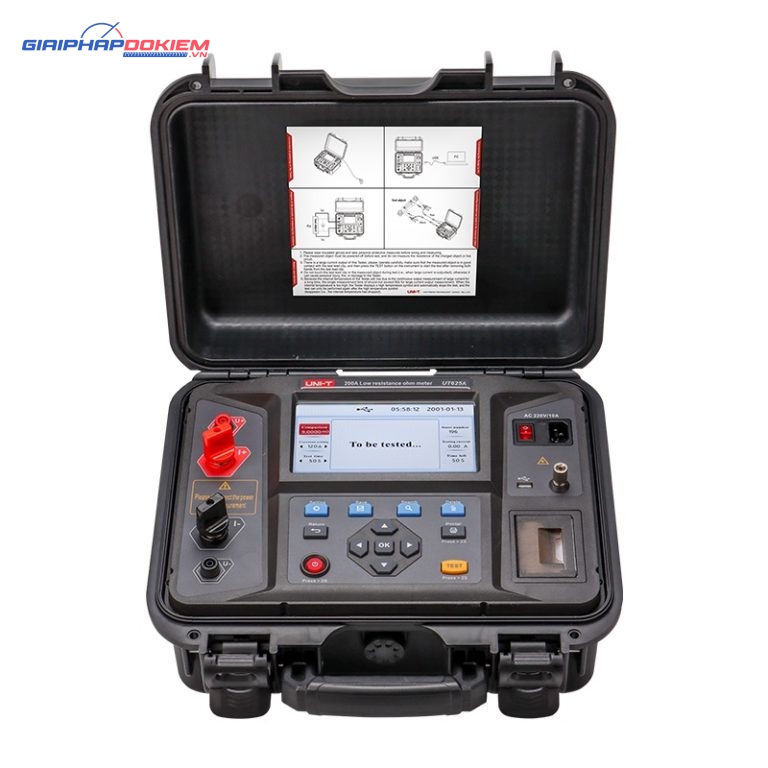 Máy đo điện trở thấp Uni-T UT625A (0.1uΩ-1000mΩ, 100A) 1 Máy đo điện trở thấp Uni-T UT625A (0.1uΩ-1000mΩ, 100A)