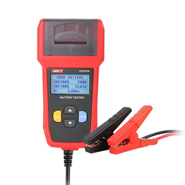 Máy kiểm tra ắc quy, pin tích hợp máy in Uni-T UT675A 1 Máy kiểm tra ắc quy, pin tích hợp máy in Uni-T UT675A