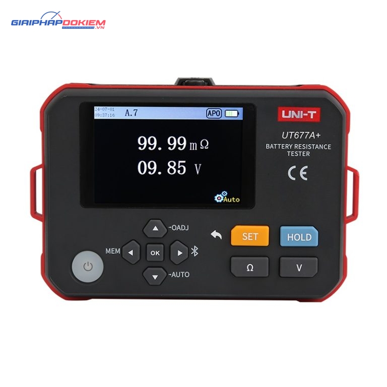 Máy đo nội trở pin ắc quy Uni-T UT677A+ (0mΩ đến 3mΩ; 71V) 1 Máy đo nội trở pin ắc quy Uni-T UT677A+ (0mΩ đến 3mΩ; 71V)