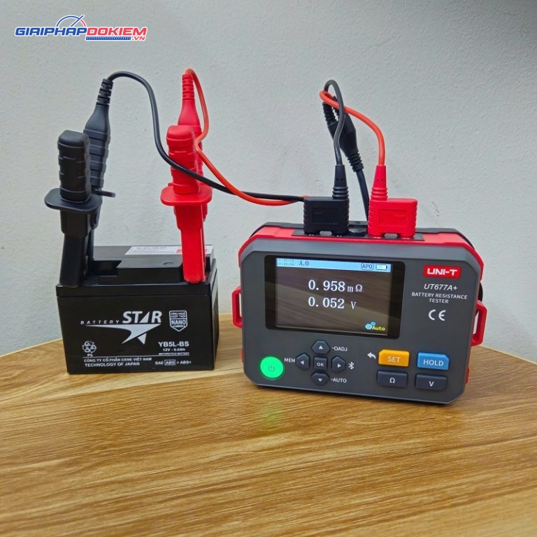 Máy đo nội trở pin ắc quy Uni-T UT677A+ (0mΩ đến 3mΩ; 71V) 2 Máy đo nội trở pin ắc quy Uni-T UT677A+ (0mΩ đến 3mΩ; 71V) - Ảnh 2