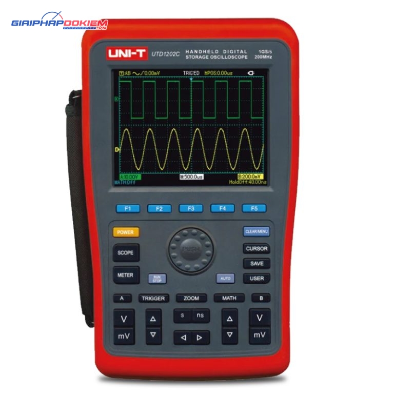 Máy hiện sóng cầm tay Uni-T UTD1102C (100MHz, 2CH) 1 Máy hiện sóng cầm tay Uni-T UTD1102C (100MHz, 2CH)