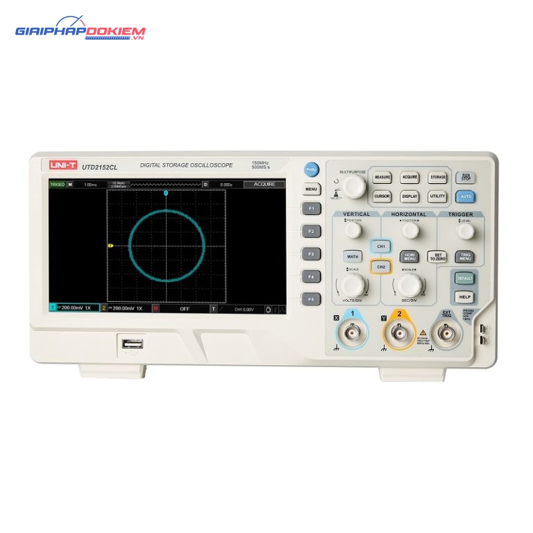 Máy hiện sóng Uni-T UTD2152CL (150MHz, 2CH) 1 Máy hiện sóng Uni-T UTD2152CL (150MHz, 2CH)