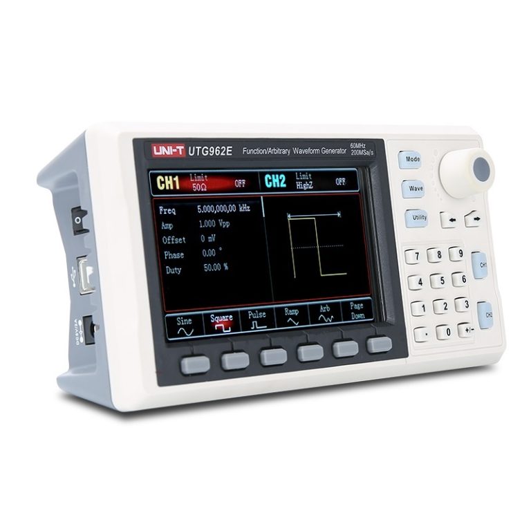 Máy phát xung Uni-T UTG962E (60MHz/2CH) 1 Máy phát xung Uni-T UTG962E (60MHz/2CH)