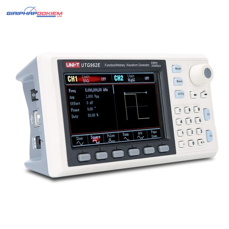 Máy phát xung Uni-T UTG962E (60MHz/2CH) 1 Máy phát xung Uni-T UTG962E (60MHz/2CH)
