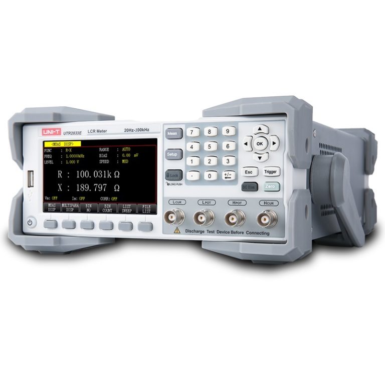 Máy đo LCR để bàn Uni-T UTR2833E (300kHz) 1 Máy đo LCR để bàn Uni-T UTR2833E (300kHz)