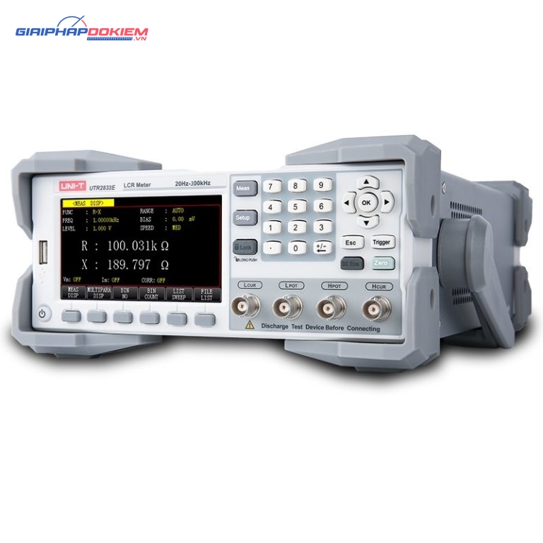 Máy đo LCR để bàn Uni-T UTR2833E (300kHz) 1 Máy đo LCR để bàn Uni-T UTR2833E (300kHz)