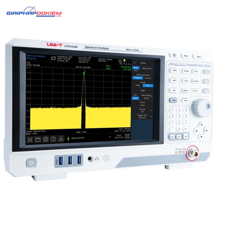 Máy phân tích phổ Uni-T UTS1032B (9kHz đến 3.2GHz) 1 Máy phân tích phổ Uni-T UTS1032B (9kHz đến 3.2GHz)