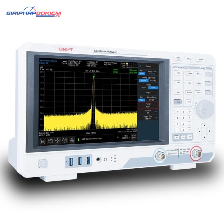 Máy phân tích phổ Uni-T UTS3032T+(9kHz-3.2GHz) 1 Máy phân tích phổ Uni-T UTS3032T+(9kHz-3.2GHz)
