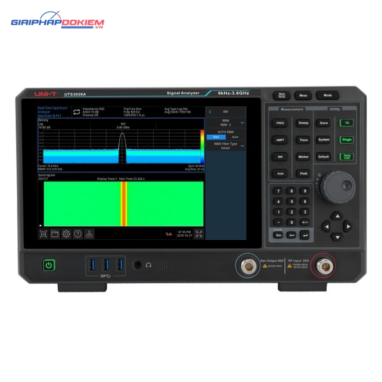 Máy phân tích phổ và tín hiệu Uni-T UTS3036A (9kHz-3.6GHz) 1 Máy phân tích phổ và tín hiệu Uni-T UTS3036A (9kHz-3.6GHz)