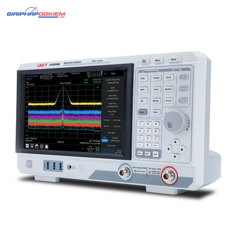 Máy phân tích phổ Uni-T UTS3036B (9kHz-3.6GHz) 1 Máy phân tích phổ Uni-T UTS3036B (9kHz-3.6GHz)