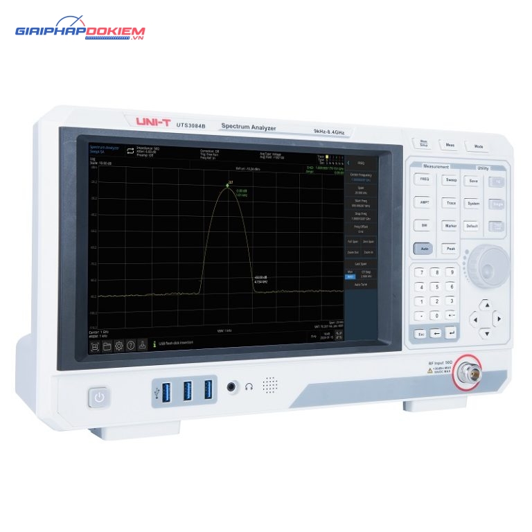Máy phân tích phổ Uni-T UTS3084B (9kHz-8.4GHz) 1 Máy phân tích phổ Uni-T UTS3084B (9kHz-8.4GHz)