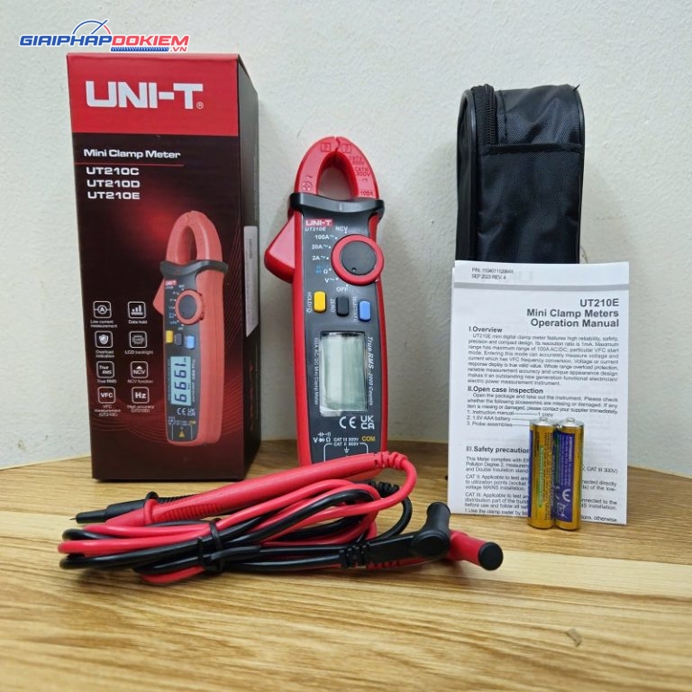 Ampe kìm AC/DC Uni-T UT210E (100A, 600V) 3 Ampe kìm AC/DC Uni-T UT210E (100A, 600V) - Ảnh 3