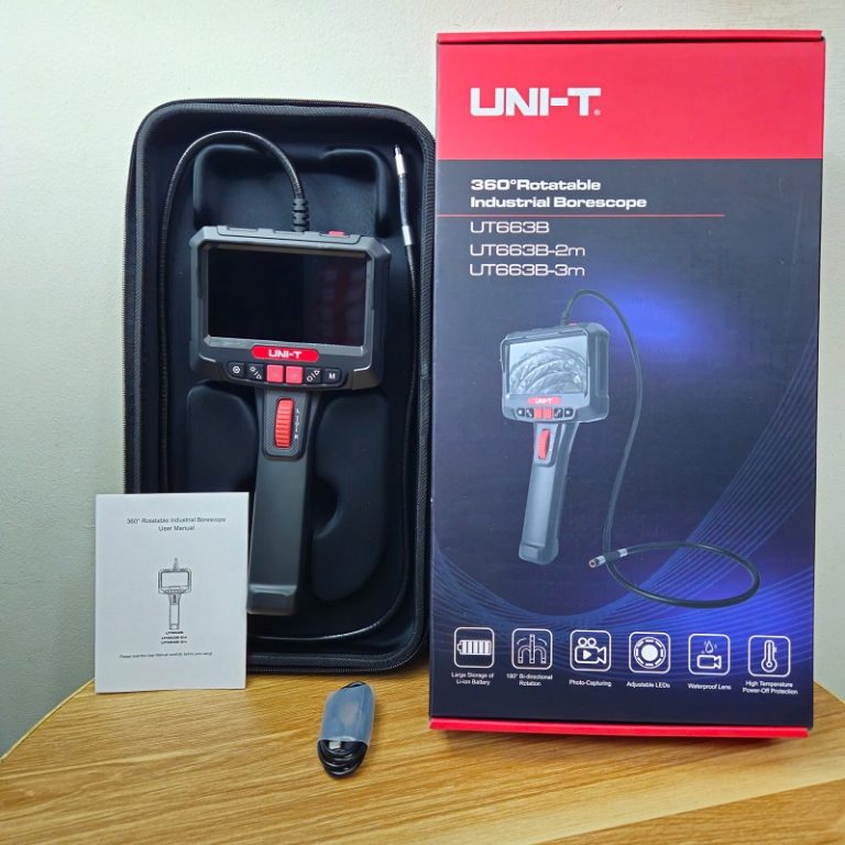 Máy nội soi công nghiệp Uni-T UT663B (8mm;360°) 3 Máy nội soi công nghiệp Uni-T UT663B (8mm;360°) - Ảnh 3