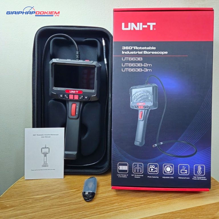 Máy nội soi công nghiệp Uni-T UT663B (8mm;360°) 3 Máy nội soi công nghiệp Uni-T UT663B (8mm;360°) - Ảnh 3