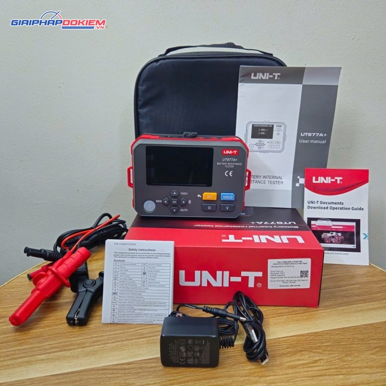 Máy đo nội trở pin ắc quy Uni-T UT677A+ (0mΩ đến 3mΩ; 71V) 3 Máy đo nội trở pin ắc quy Uni-T UT677A+ (0mΩ đến 3mΩ; 71V) - Ảnh 3