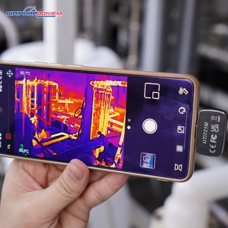 Camera nhiệt cho Smartphone Android Uni-T UTi721M (Type-C;3.8mrad) 3 Camera nhiệt cho Smartphone Android Uni-T UTi721M (Type-C;3.8mrad) - Ảnh 3