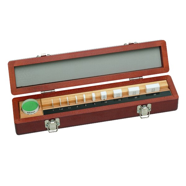 Bộ Căn Mẫu Ceramic Hệ Inch 10 Miếng Cấp 2, Có Kèm Kính Song Phẳng 0.5" Mitutoyo 516-323-11 2 Bộ Căn Mẫu Ceramic Hệ Inch 10 Miếng Cấp 2, Có Kèm Kính Song Phẳng 0.5" Mitutoyo 516-323-11