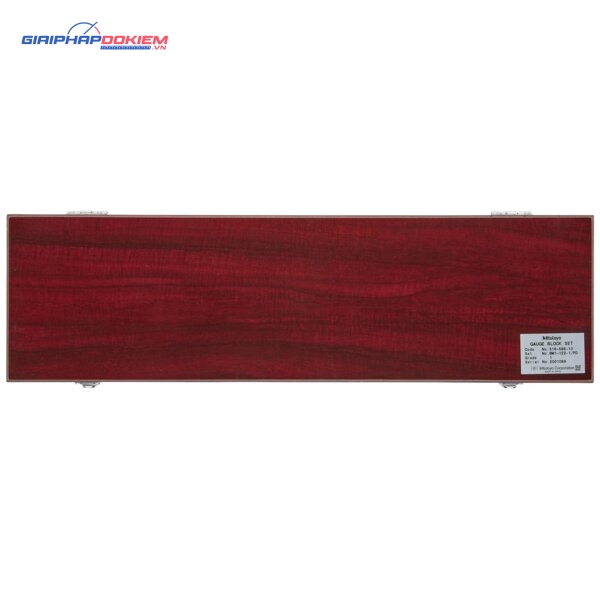 Bộ Căn Mẫu Thép 122 Miếng Cấp 1 Mitutoyo 516-598-10 4 Bộ Căn Mẫu Thép 122 Miếng Cấp 1 Mitutoyo 516-598-10 - Ảnh 2