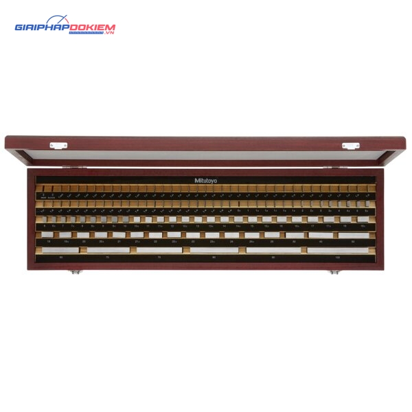 Bộ Căn Mẫu Thép 122 Miếng Cấp 1 Mitutoyo 516-598-10 3 Bộ Căn Mẫu Thép 122 Miếng Cấp 1 Mitutoyo 516-598-10