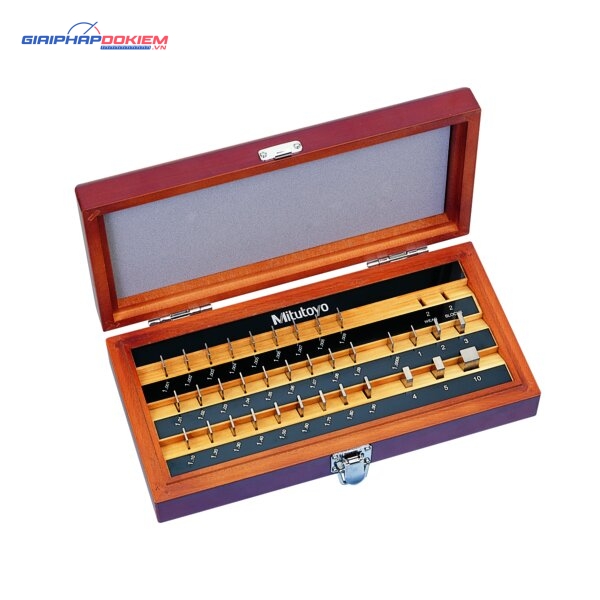 Bộ Căn Mẫu Thép 34 Miếng Cấp 1 Mitutoyo 516-130-10 1 Bộ Căn Mẫu Thép 34 Miếng Cấp 1 Mitutoyo 516-130-10