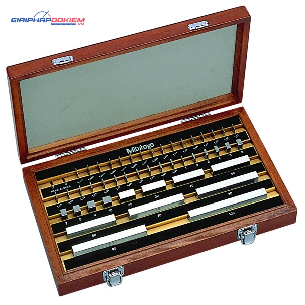 Bộ Căn Mẫu Thép 46 Miếng Cấp 1 Mitutoyo 516-996-10 2 Bộ Căn Mẫu Thép 46 Miếng Cấp 1 Mitutoyo 516-996-10