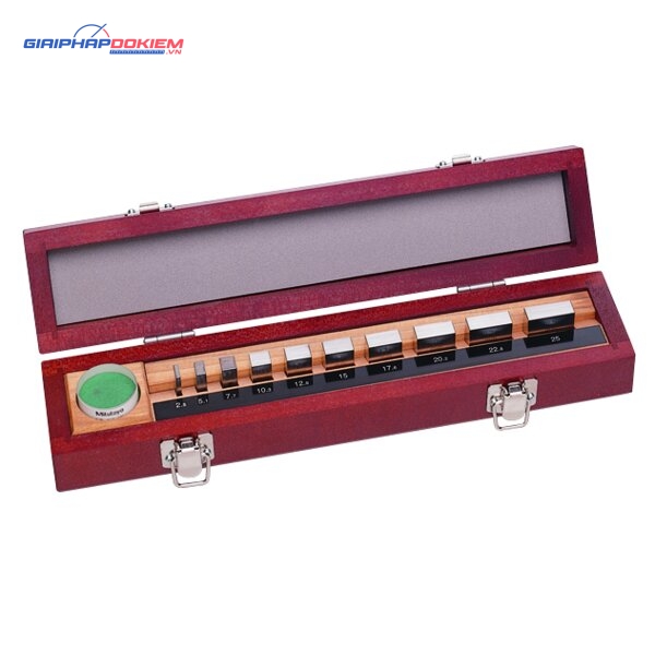 Bộ Căn Mẫu Thép Hệ Mét 10 Khối Cấp 2 Mitutoyo 516-108-60 2 Bộ Căn Mẫu Thép Hệ Mét 10 Khối Cấp 2 Mitutoyo 516-108-60
