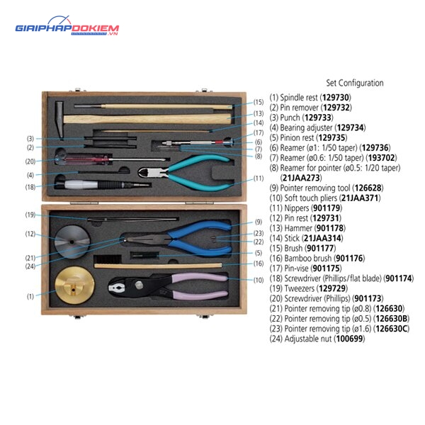 Bộ công cụ sửa chữa đồng hồ so Mitutoyo 7823EU 2 Bộ công cụ sửa chữa đồng hồ so Mitutoyo 7823EU