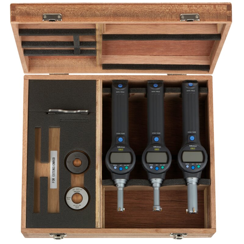 Bộ Đo Lỗ 3 Chấu chính xác điện tử Inch/Metric, 0,5-1" Mitutoyo 568-966 2 Bộ Đo Lỗ 3 Chấu chính xác điện tử Inch/Metric, 0,5-1" Mitutoyo 568-966