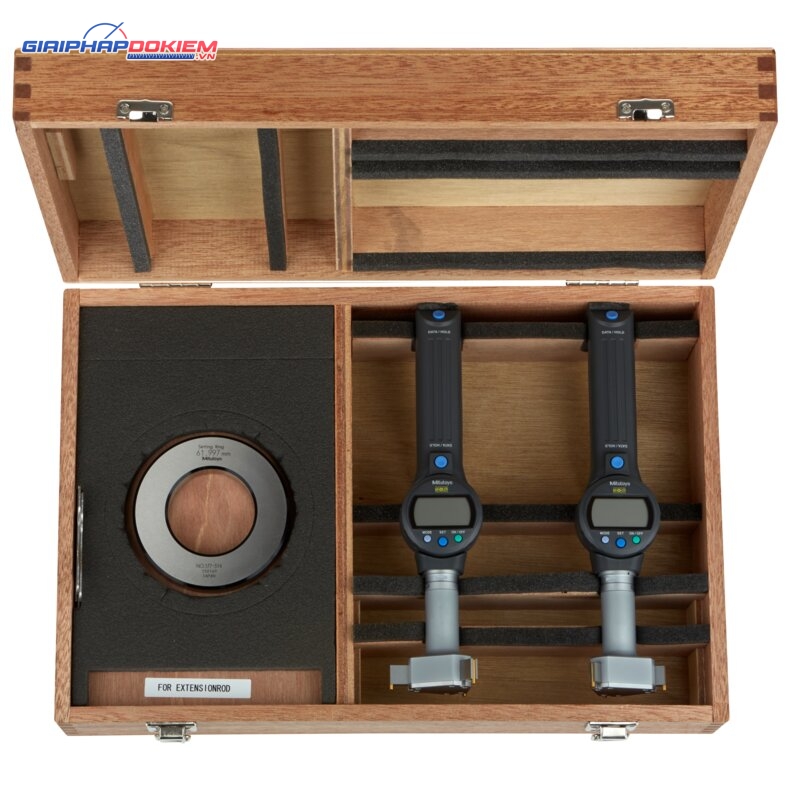 Bộ Đo Lỗ 3 Chấu chính xác điện tử Inch/Metric, 2-3" Mitutoyo 568-968 4 Bộ Đo Lỗ 3 Chấu chính xác điện tử Inch/Metric, 2-3" Mitutoyo 568-968