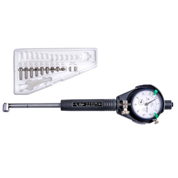 Bộ Đồng Hồ Đo Lỗ Trong Tiếp Xúc 2 Điểm 18-35/0,01mm Mitutoyo 511-711-20 3 Bộ Đồng Hồ Đo Lỗ Trong Tiếp Xúc 2 Điểm 18-35/0,01mm Mitutoyo 511-711-20