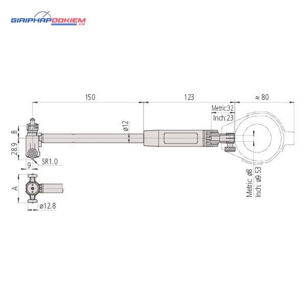 Bộ Đồng Hồ Đo Lỗ Trong Tiếp Xúc 2 Điểm 4-6.5"/0.0005" Mitutoyo 511-744-20 4 Bộ Đồng Hồ Đo Lỗ Trong Tiếp Xúc 2 Điểm 4-6.5"/0.0005" Mitutoyo 511-744-20 - Ảnh 2