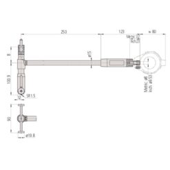 Bộ Đồng Hồ Đo Lỗ Trong Tiếp Xúc 2 Điểm 6.5-10"/0.0005" Mitutoyo 511-745-20 5 bo dong ho do lo trong tiep xuc 2 diem 6 5 10 0 0005 mitutoyo 511 745 20 1