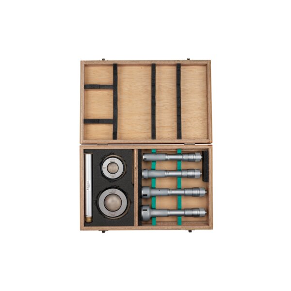 Bộ Panme Đo Lỗ 3 Chấu Cơ Khí 0,8-2" (4 pcs.) Mitutoyo 368-996 4 Bộ Panme Đo Lỗ 3 Chấu Cơ Khí 0,8-2" (4 pcs.) Mitutoyo 368-996